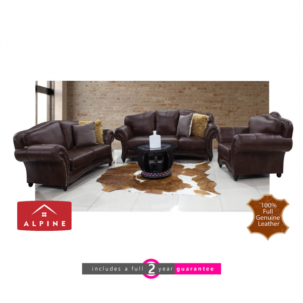 Alpine Malo leather lounge suite