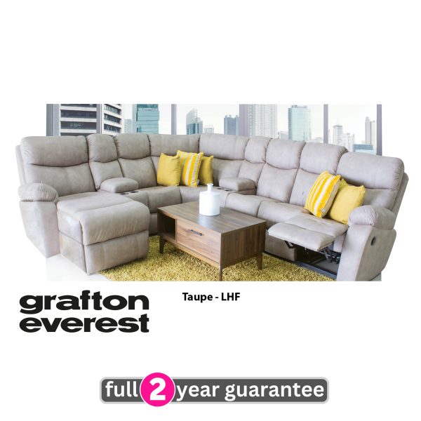 Grafton Everest Nevada 7 pce corner -  LHF - Grey - Image 2