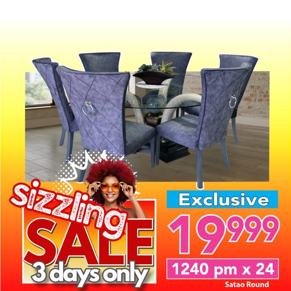 Satao Round Dining Room Table & Hathauda Chairs