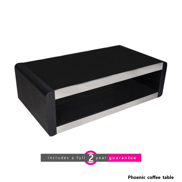 Phoenix coffee table - black