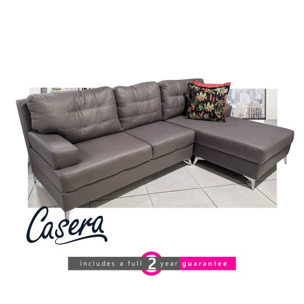 Columbia 2pce with chaise  - Brown - RHF